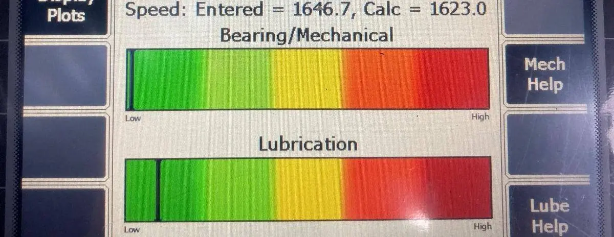 Bearing Lubrication PeakVue Plus RMS