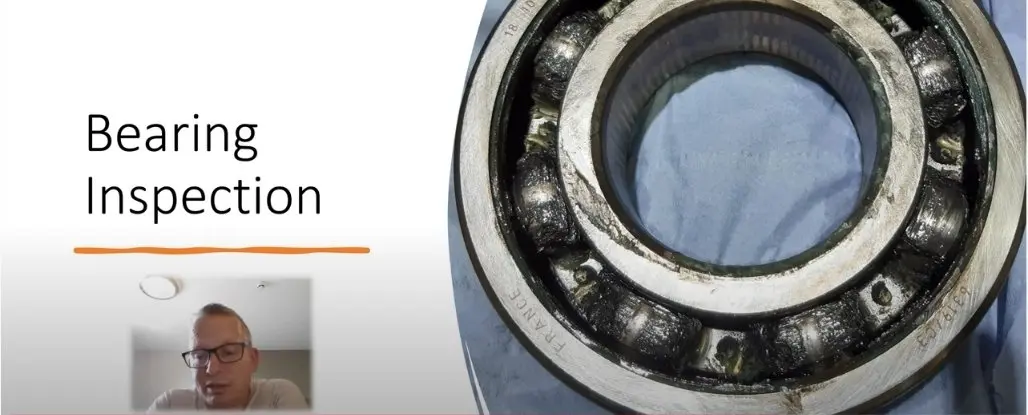 PeakVue Bearing Inspection Header