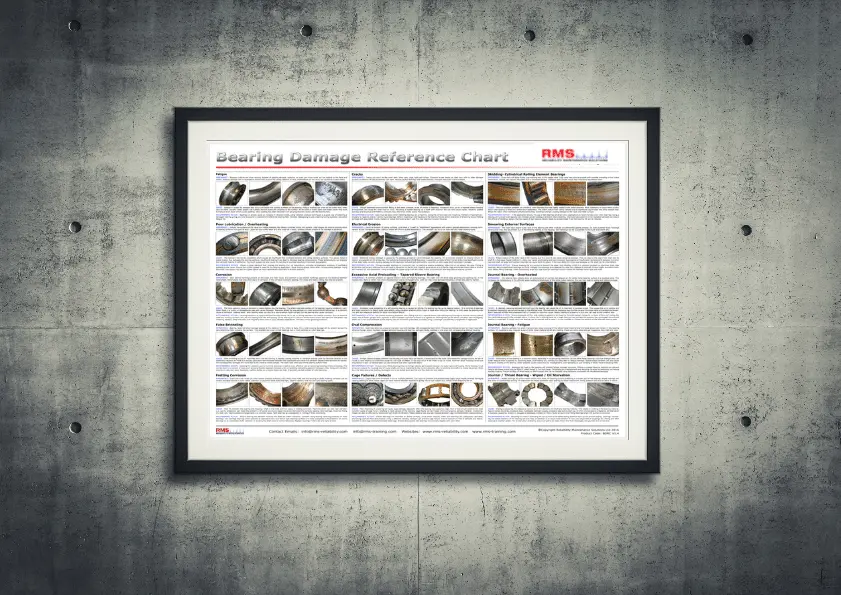 RMS Bearing Damage Reference Wall Chart 2022