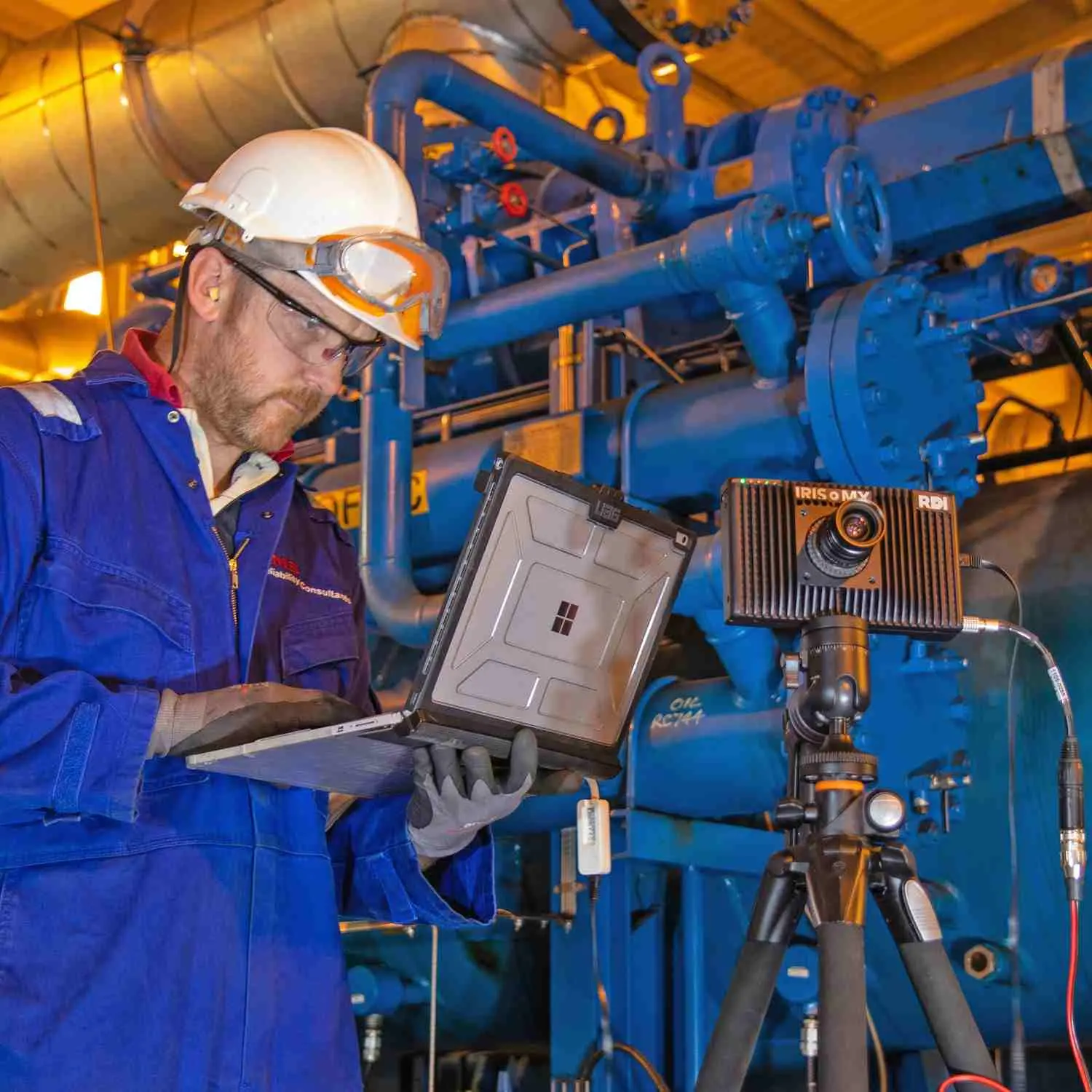 rms services motion amplification camera onsite