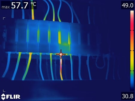 Ảnh nhiệt dây điện rms flir 57C