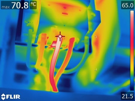 Ảnh nhiệt dây điện rms flir 70C